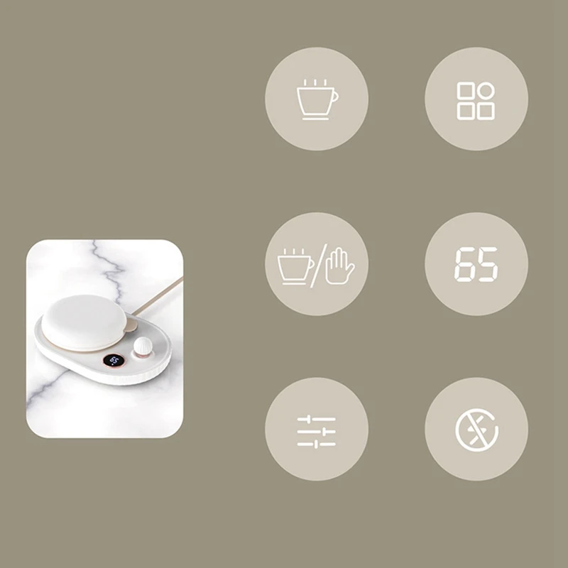 Smart Thermostatic Heating Pad, Aquecedor Cup, Aquecedor, Caneca, Coaster Quente, Plug UE