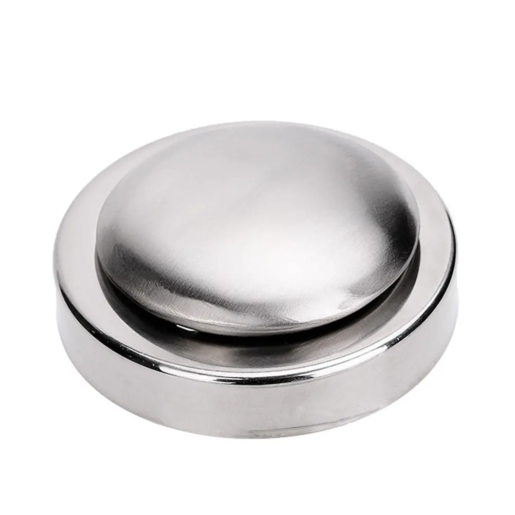 1Set Odor Remover Stainless Steel Soap Kitchen Fridge Tool Deodorizing Bar Odor Absorbing Gadget Stainless Steel Soap