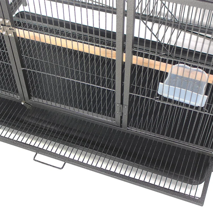 Parrot, flying bird, cage, metal, wrought iron, large size, shelf, bird villa