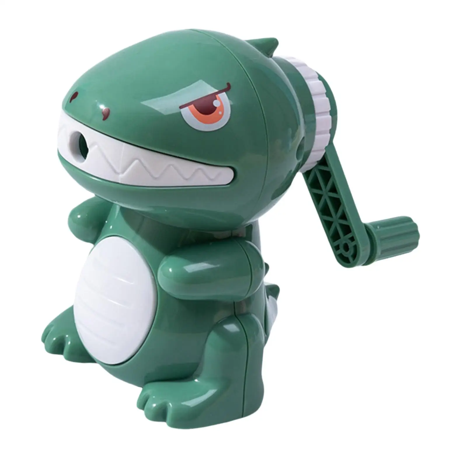Creative Handheld Pencil Sharpener Dinosaur Design Manual Crank Portable Sharpener for Boys Girls Teacher School Home Art
