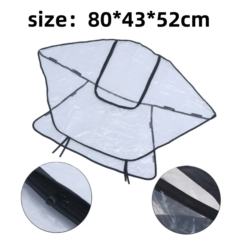 Universal Baby Stroller Rain Cover Portable Rainproof Poncho U Shape Zipper Raincover For Child Umbrella Stroller Outdoor