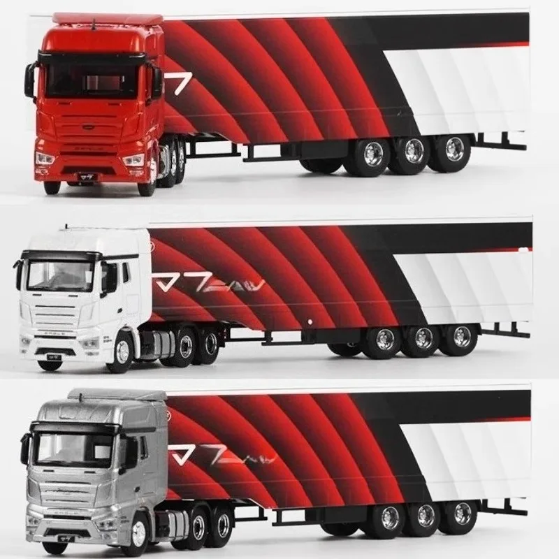 

1:64 J7 Traction Head Container, Engineering Transport Truck Alloy Car Model