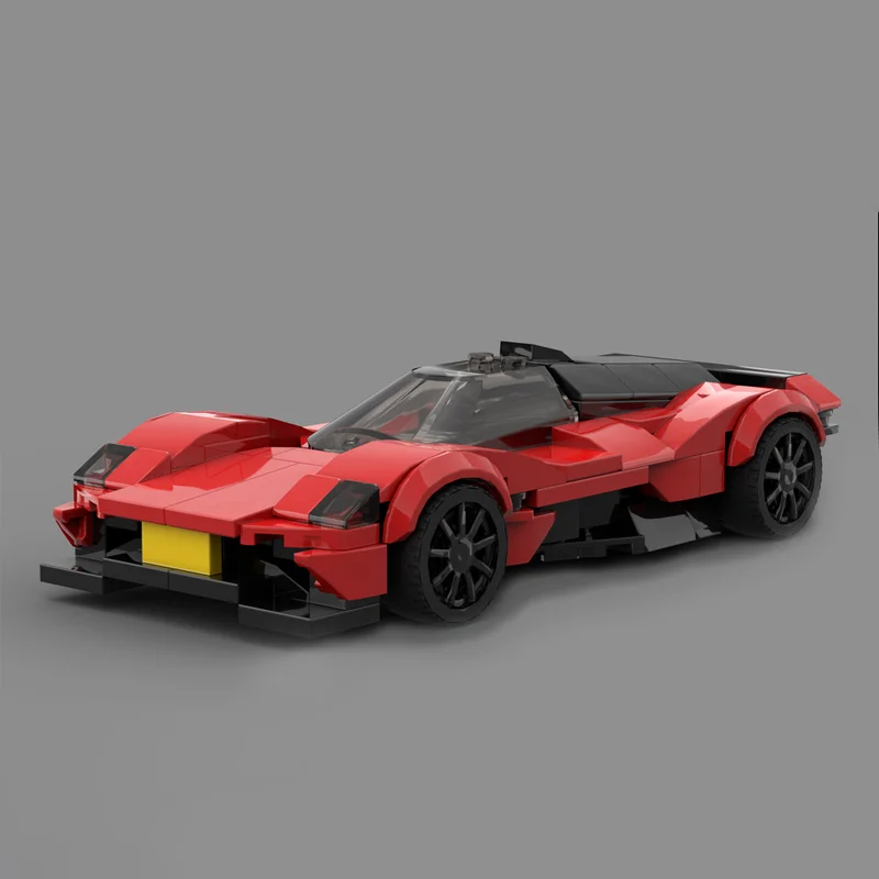230 pièces MOC Aston Martin City Champions Racing Model Building Blocks Décoration d'intérieur Présentoir de bureau Accessoire de bureau Cadeau pour adultes