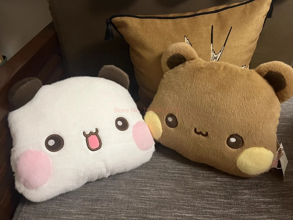 Kawaii Bubu Dudu Panda Mitao Kat Perifere Pluche Kussens Met Drukken Geluid Paar Gift Kussens Schattige Pluche Pop Decor Echt