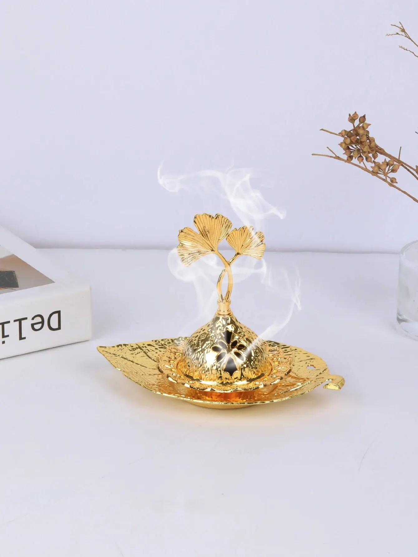 موقد البخور المعدني الصغير المحمول ، الشرق الأوسط ، العربية ، زين ديكور المنزل ، حفل الشاي ، الصغيرة ، 1 قطعة