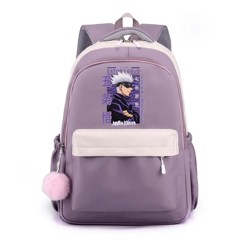 Anime satoru gojo legal mochila adolescente moda de alta qualidade mochila satoru gojo mochila bonito anime mochilas