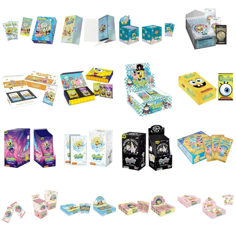 

Genuine SpongeBob SquarePants Cards 25th Anniversary Legend Series Underwater Celebration Collection Cards Toy Gifts