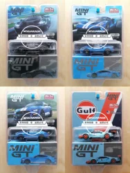 Mini GT 1:64  Ford GT Mustang Shelby GT500  Gulf Collection of die-cast alloy car model ornaments