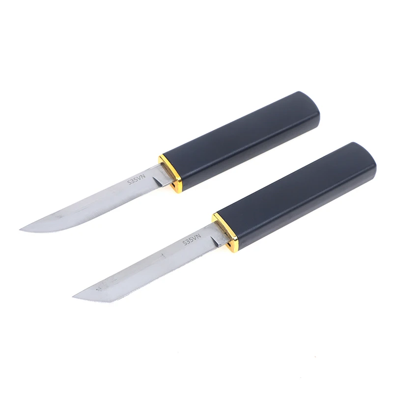 Cuchillo doble de acero inoxidable de alta calidad, fácil de llevar, cuchillos de fruta de alta dureza