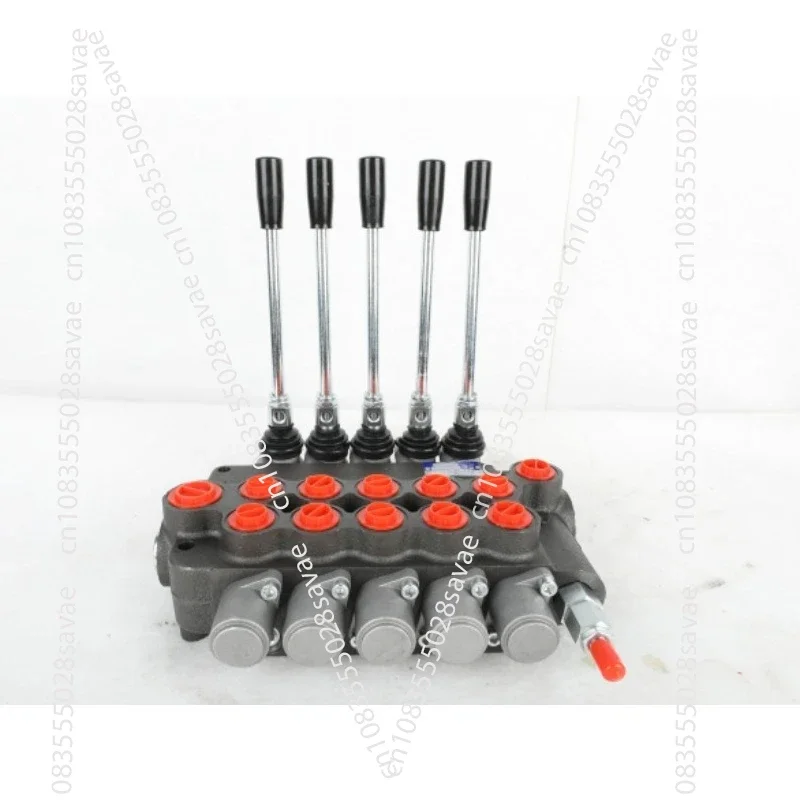 Hydraulic Valve Multi-channel Manual Reversing Valve P40/80/120 Integral Mechanical Parts Single Two-way Reset and Positioning