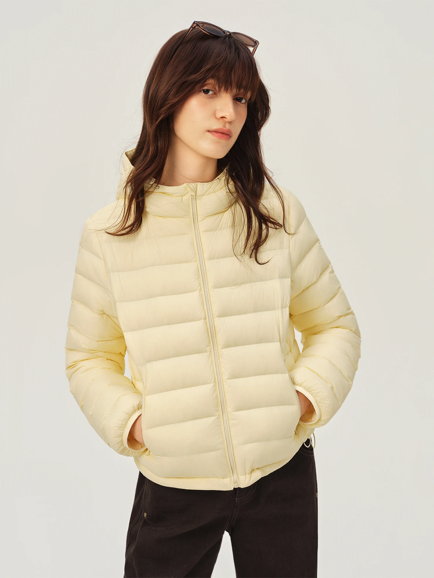 Jaqueta Puffer Acolchoada com  - Puffer Jacket Women Down avaliação e preço