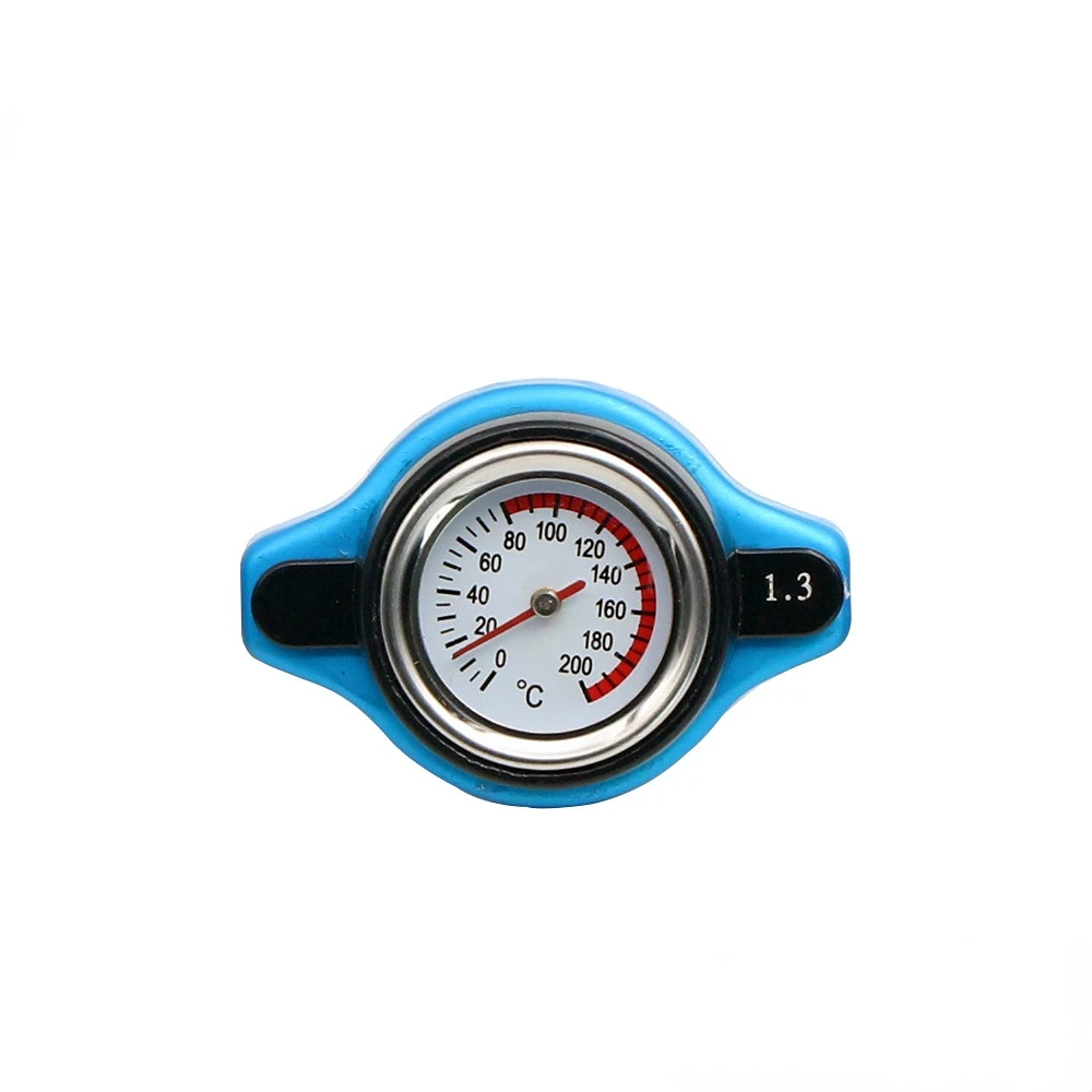 Tappo del radiatore con indicatore di temperatura Tappo del radiatore Tappo di valutazione della pressione dell'automobile con indicatore della temperatura dell'acqua universale