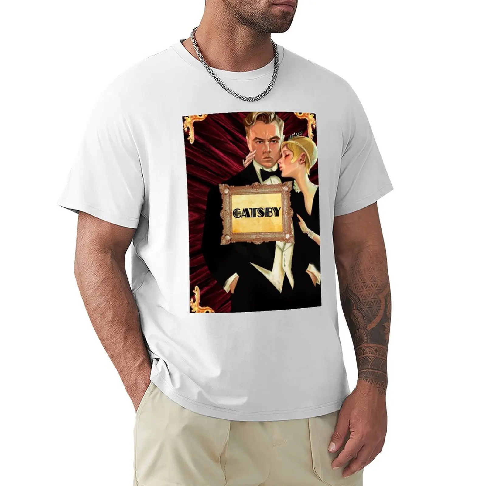 The Great Gatsby (2013) Movie T-shirt funnys graphics mens t shirt