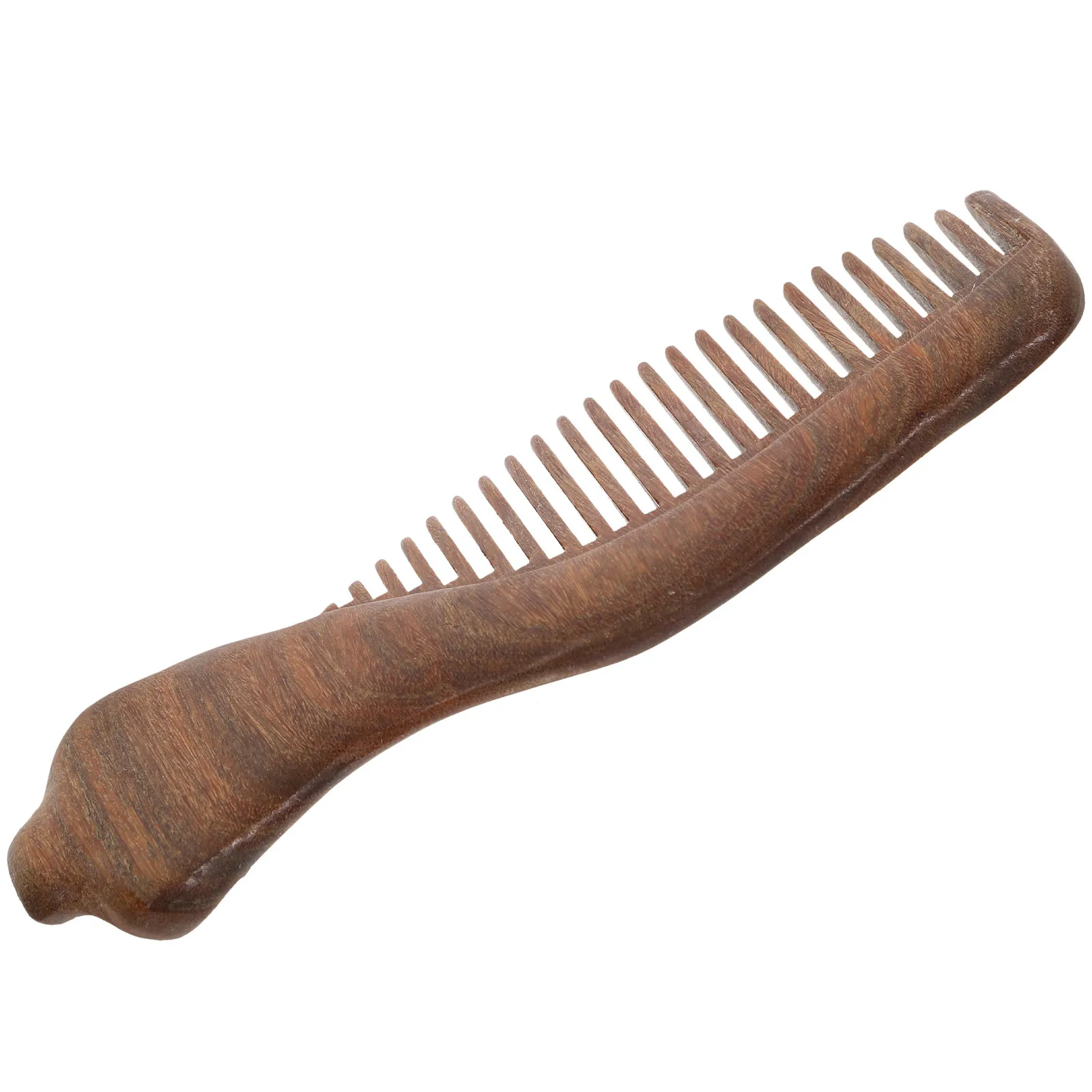 

Sandalwood Hair Comb Premium Smooth Teeth Anti-Static Hair Care Tool Long Thick Detangling Scalp Massage Wood Styling