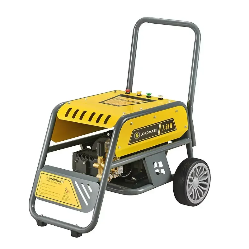 for LORDMATE New 7.5 kW Commercial Heavy Duty Car Washer High Pressure Washer 4000 psi 380 V for Pipe Sewer Cleaning Optics