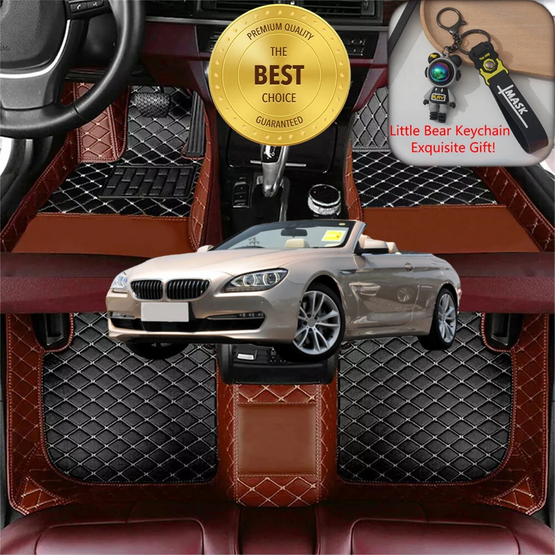 Custom Fit for BMW 6 Series Convertible 2003-2018 Car Floor Mats Luxury Car Accessories Auto Carpet Mats Left/Right-hand Drive