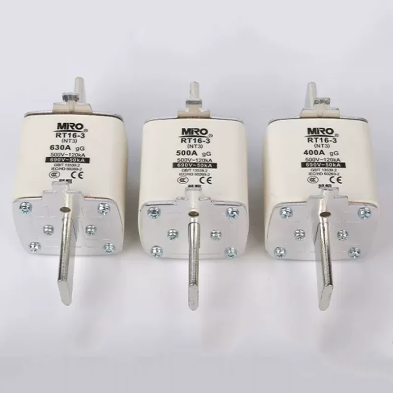 MRO fuse NT3 RT16-3 315A-630A RO34 NH3 RT20-3 gG 500V/690V square tube knife type