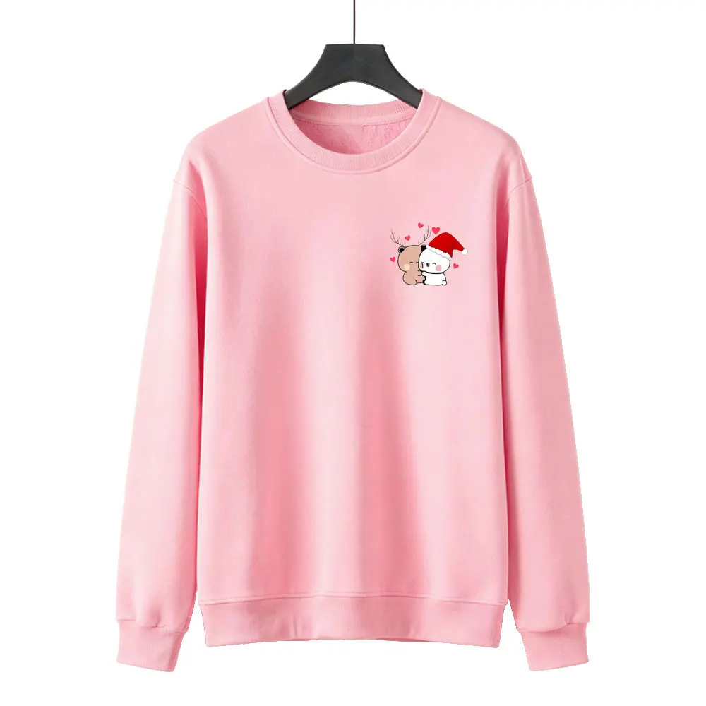 عيد الميلاد Bubu Dudu الأزواج هوديس عيد الحب البلوز هدية له هدية لها عيد الحب زوجين هدية الذكرى السنوية الملابس