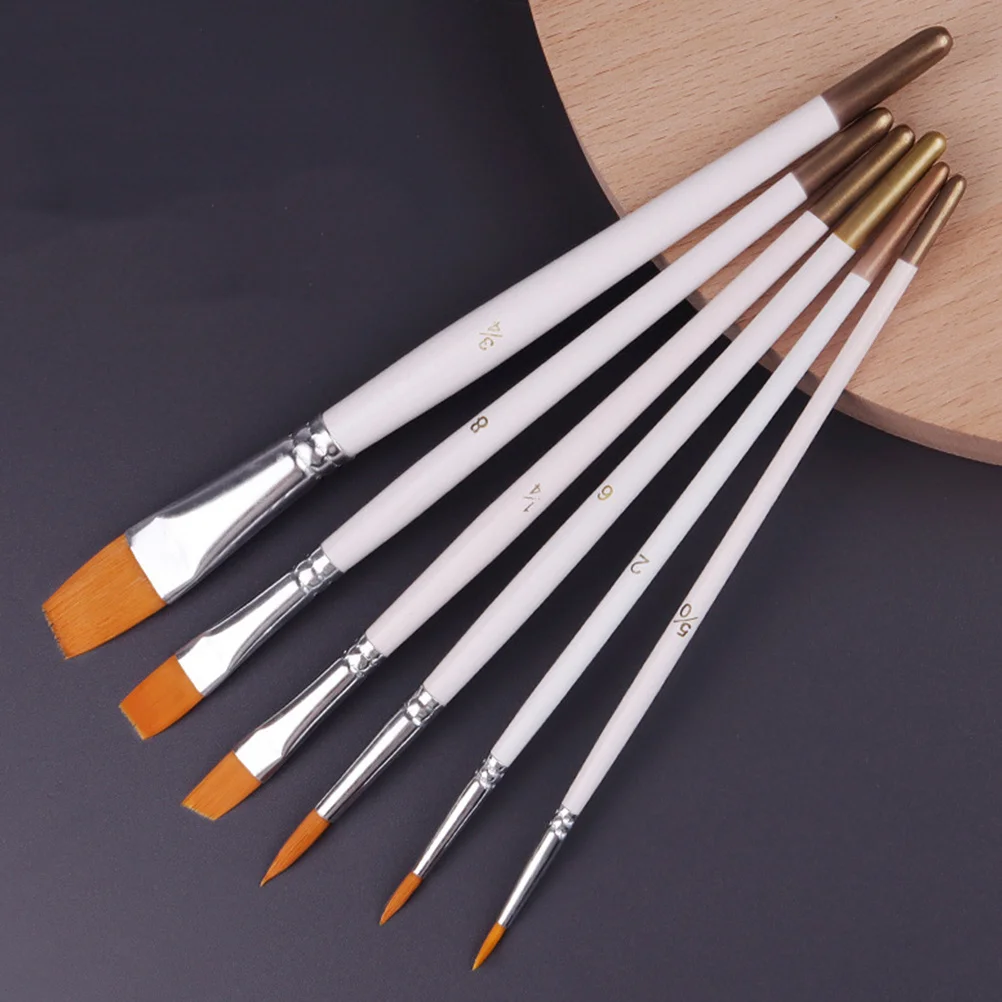 

6Pcs Oil Painting Brush Set Premium Multi-Function Artist Brushes Creative Drawing Painting Supplies for Art Craft Projects