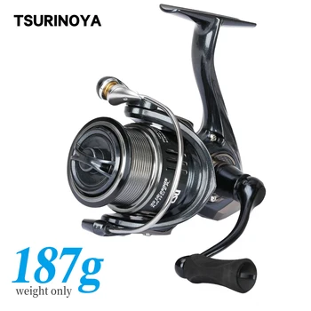 TSURINOYA 스피닝 릴 레인저 2000S 2500S 3000S, 얕은 스풀, 롱 캐스팅 바다 낚시 릴, 페스카 파이크 배스 낚시 휠, 187g 