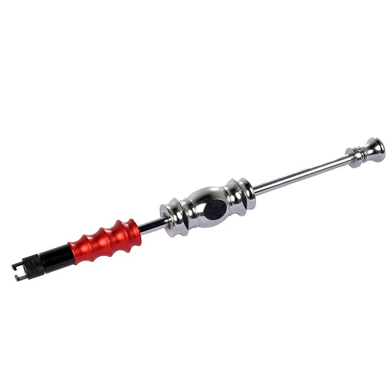 Red Heavy-Duty Aluminum Magnetic Slide Hammer Dent Puller Lightweight Paintless Repair Tool for Auto Body