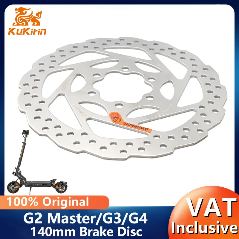 Frein à disque d'origine 140mm pour Scooter électrique intelligent KuKirin G2 Master G3 G4, 6 trous 140MM, accessoires de frein à disque