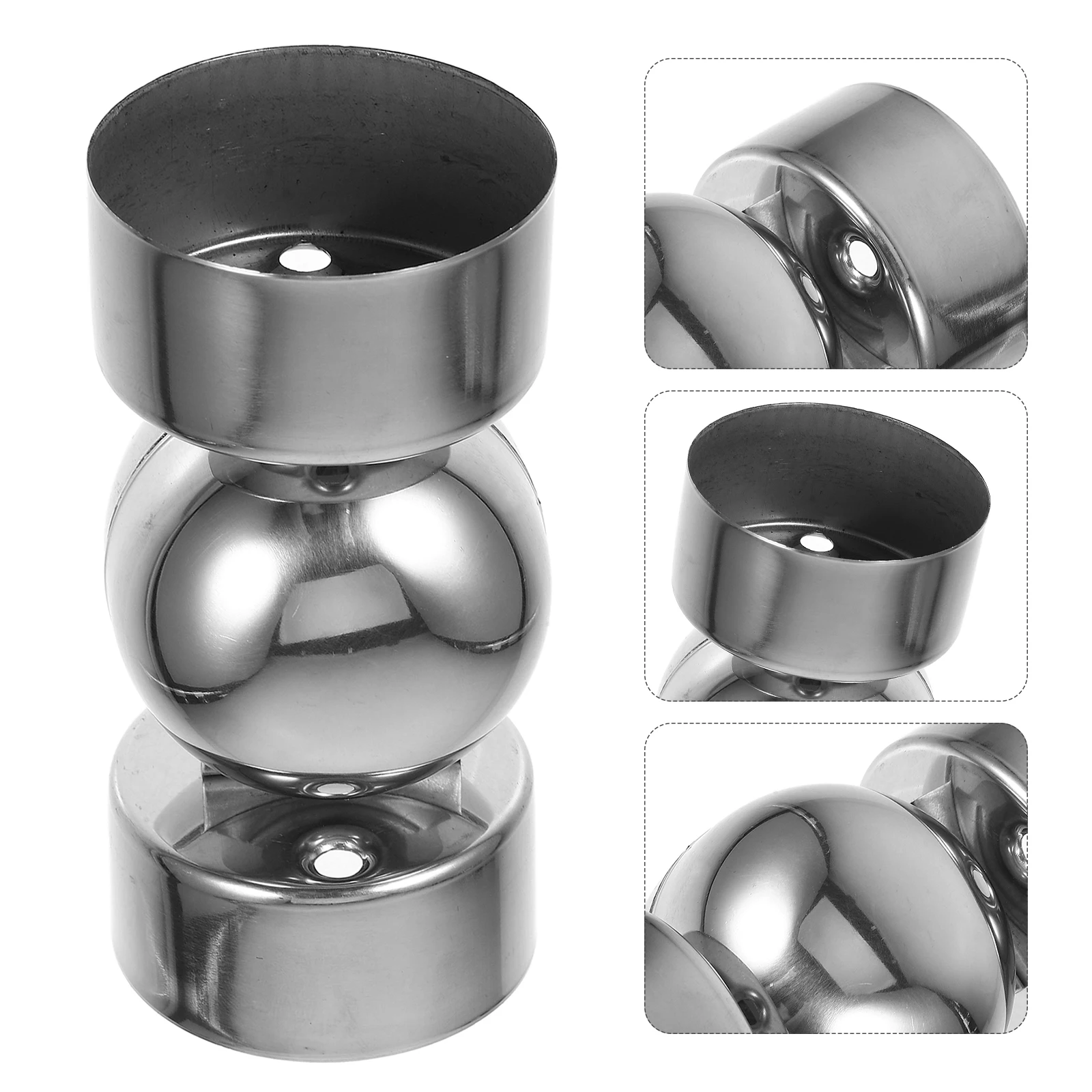 Stainless Steel Extension Fitting Durable Easy Installation Tube Household Fastenings For Cable Railing Handrail Pipe Adapter