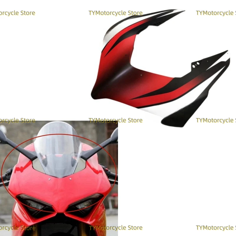 

Motorcycles Upper Nose Front Face Headlight Fairing Fit for Ducati Panigale V4 V4S V4R 2017 2018-2019 V2 2020 2021 2022