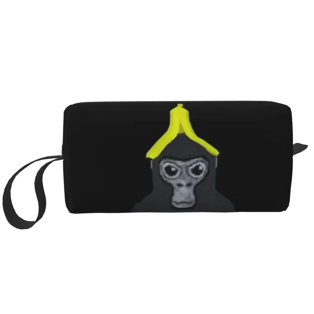 

Gorilla Tag Обезьяна с бананом Косметичка Органайзер для хранения косметики Dopp Kit Косметичка для туалетных принадлежностей для женщин Дорожный пенал