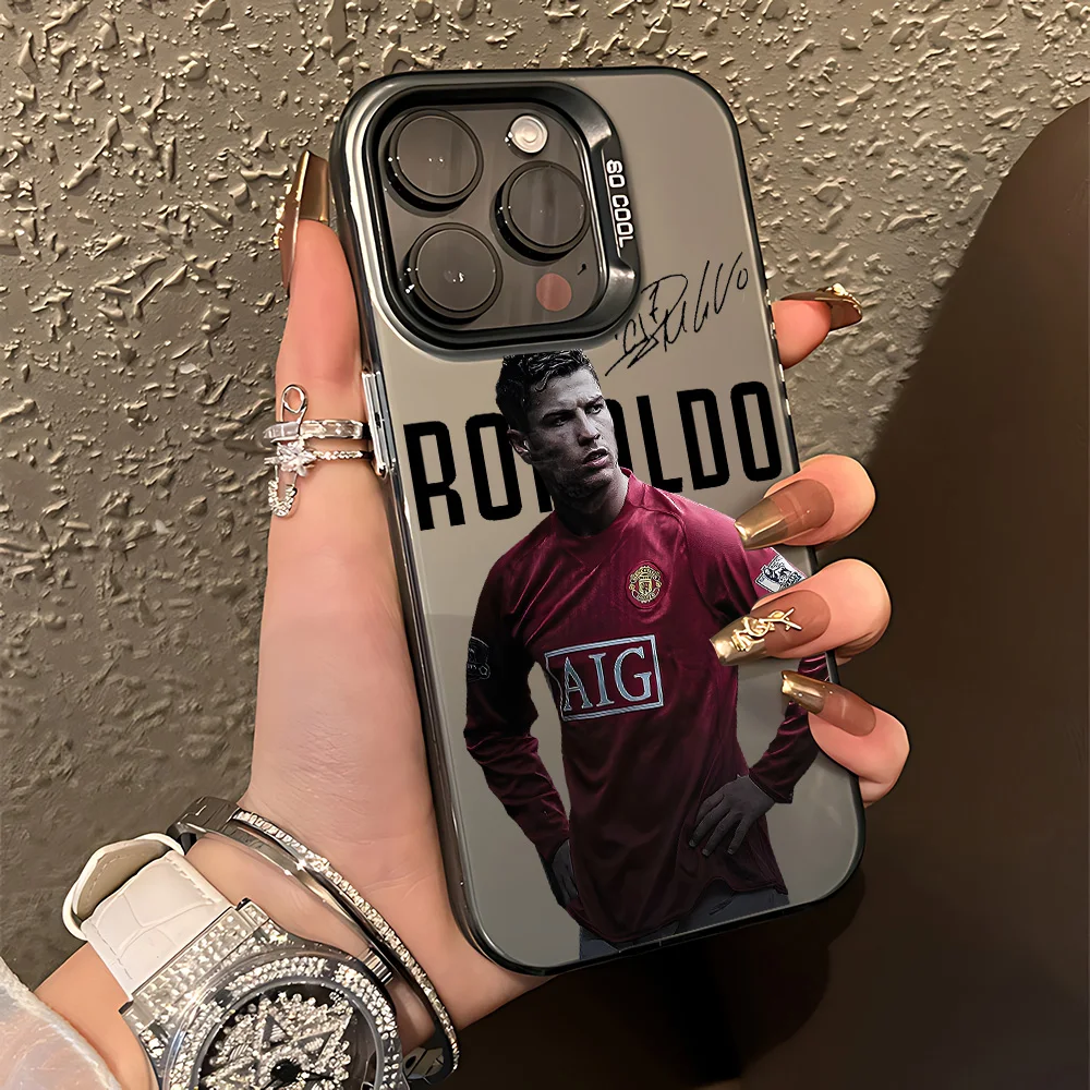 لاعب كرة القدم الشهيرة C-CR7 قضية الهاتف ل Xiaomi Redmi 15C 14C 13C 12C 13 12 10 A1 A2 3 5 9T 4G 5G مكافحة سقوط ماتي الغطاء الخلفي #5