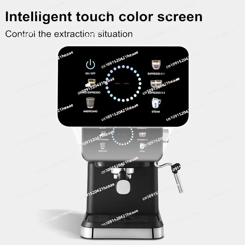 Suitable for household energy-saving - dual brewing (hot/cold), intelligent touch screen, milk mixer, fast heating