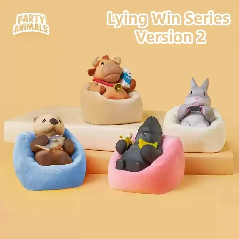 Nuovi animali da festa sdraiati Win Series V2 Fatti a mano Simpatiche figure di carote Watt Premium Room Ornament Collezionismo Giocattolo da scrivania Regalo perfetto