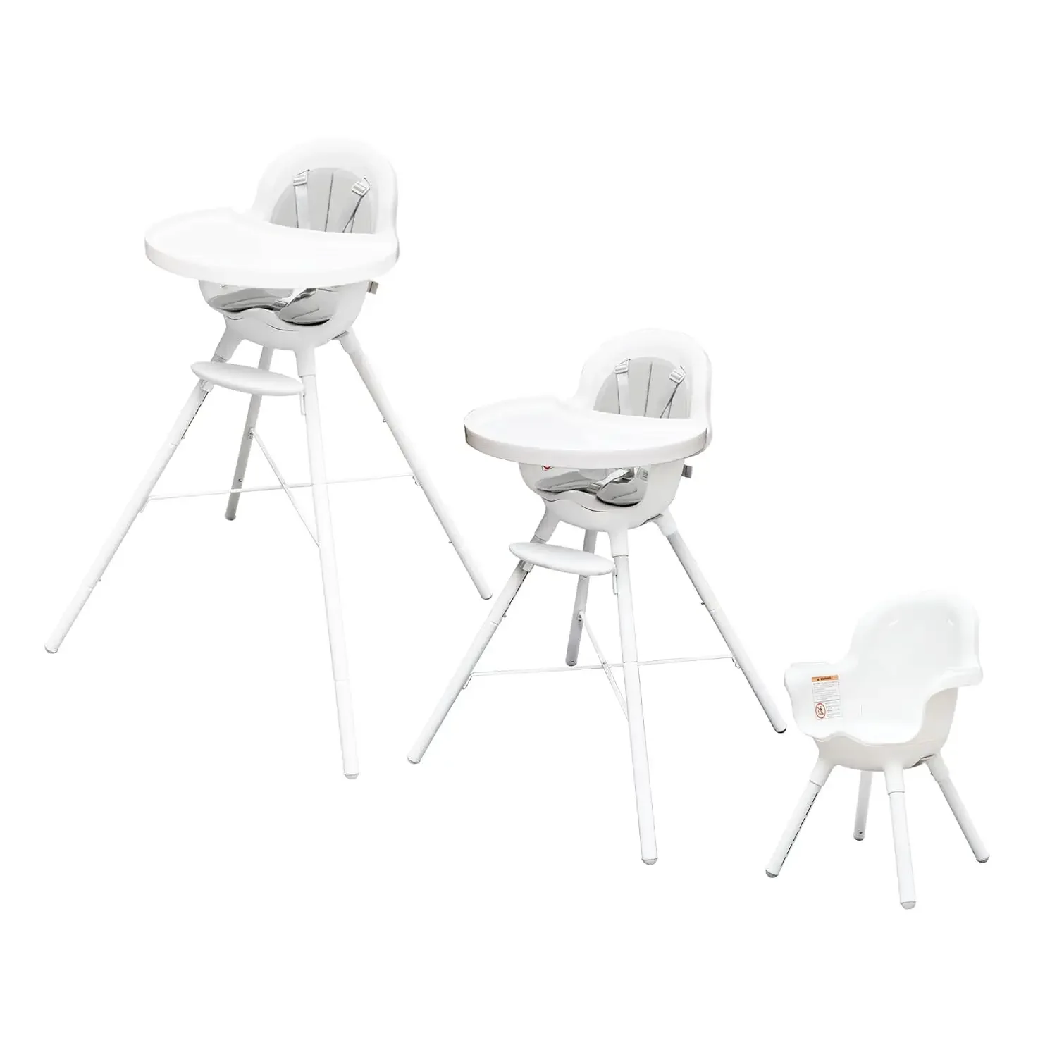 Trona ajustable para bebé, trona convertible y silla para niños pequeños, tronas para bebés y niños pequeños de 6 meses a 6 años