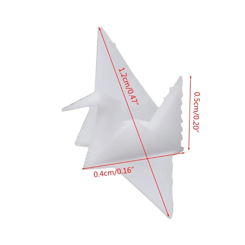 5x Crane Paper Plane Modeling Resin Mold DIY Paper Arts Craft Landscape Fillings