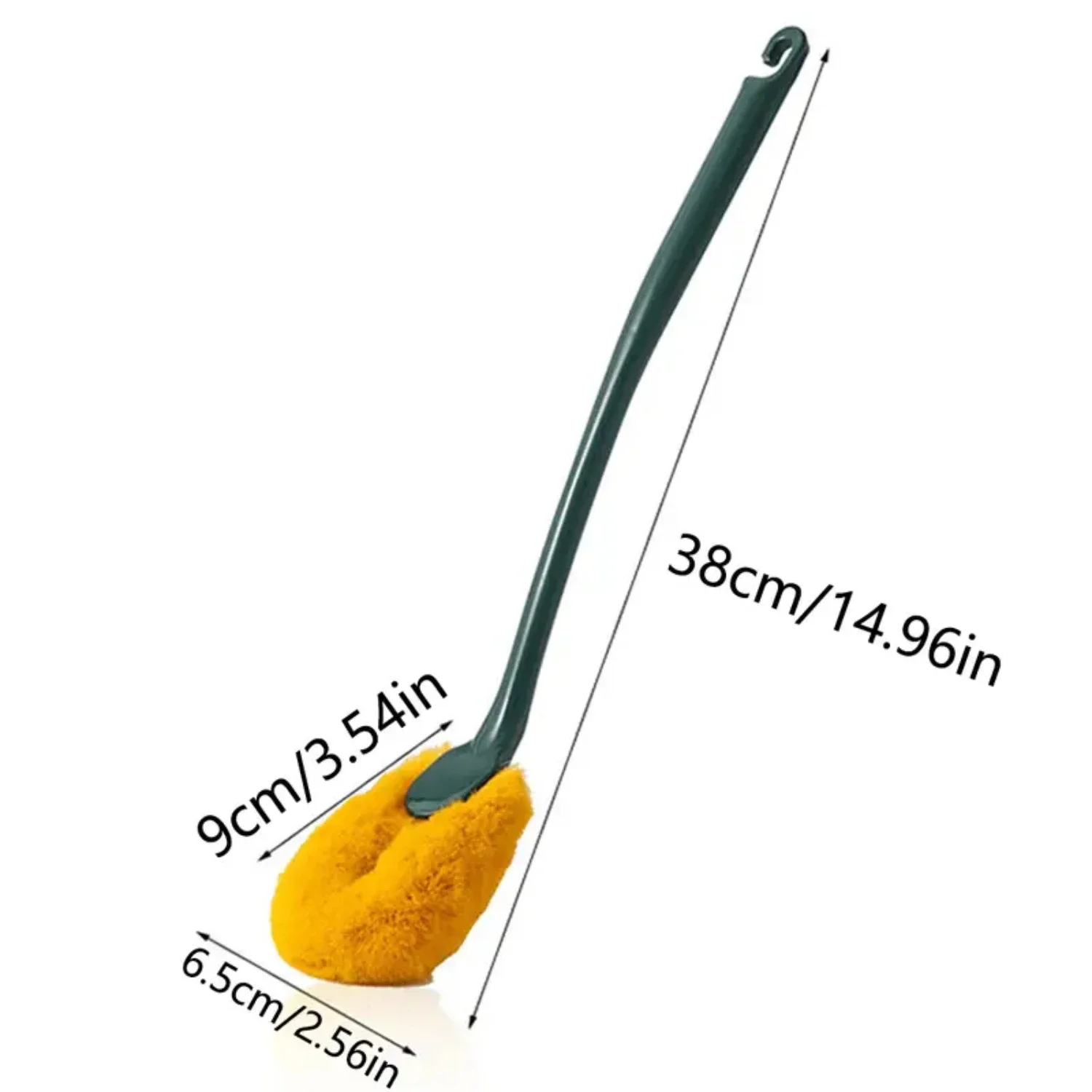 

1 шт. прочная бытовая чистящая щетка для унитаза с удобной ручкой для легкой очистки стойких пятен и грязи в вашей партии