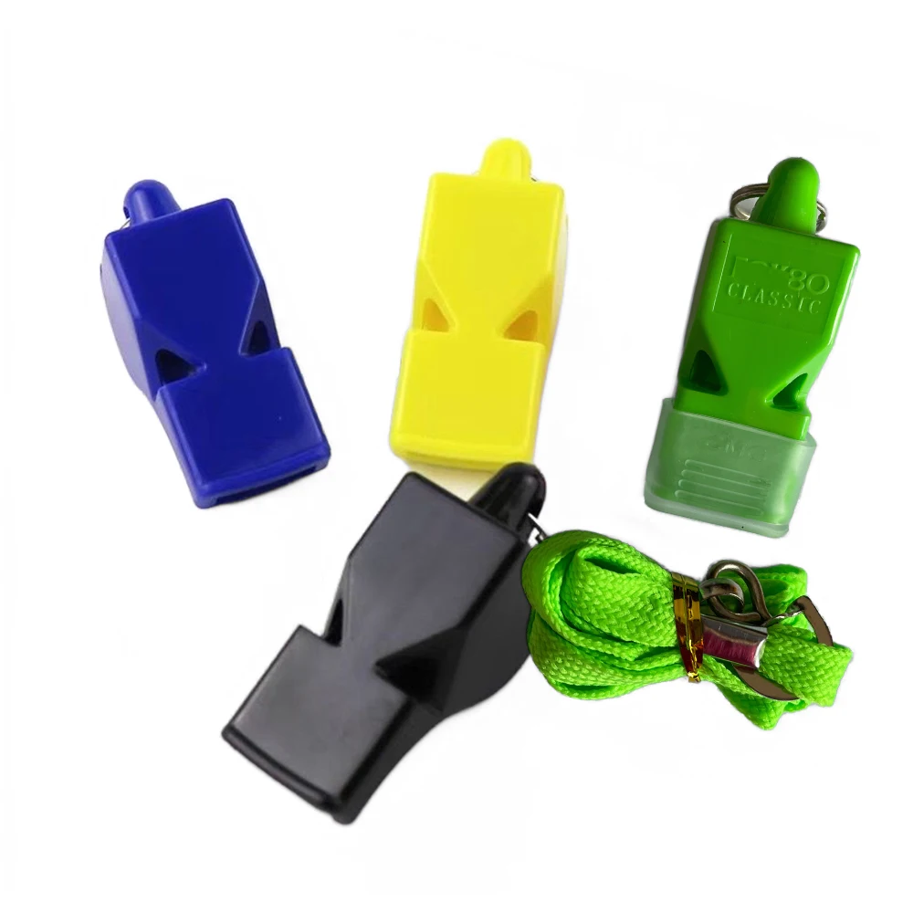 High dB ABS Plastic Classic Sports Referee Whistle Rescue Outdoor Power Whistles