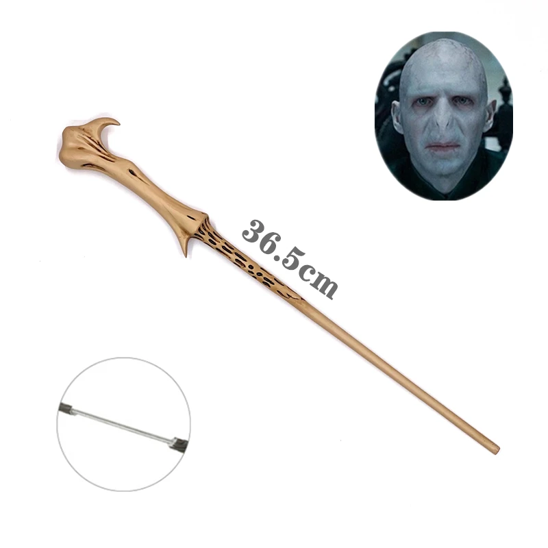 2026 soorten metalen magische toverstokken van Malfoy, Voldemort, Hermione, Ron, Bellatrix, McGonagall, en andere magische toverstokken.