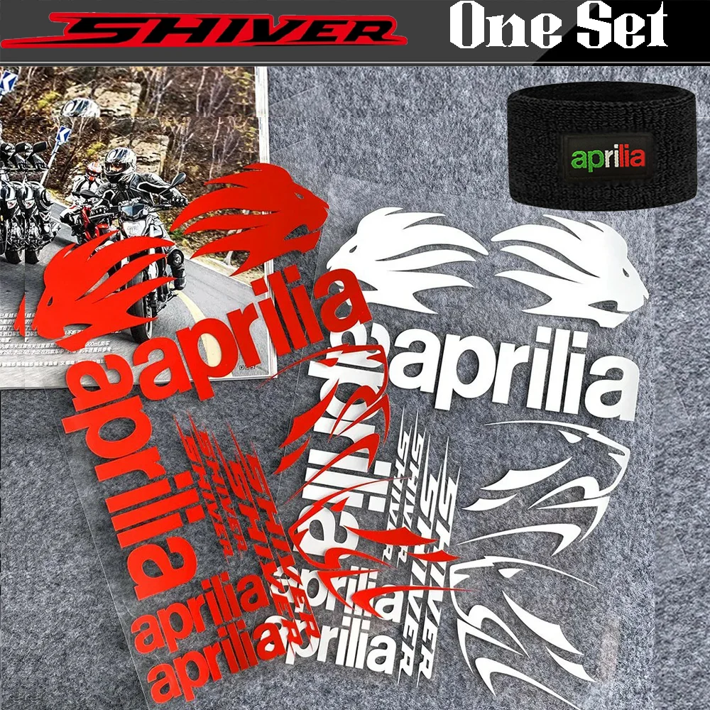 

For Aprilia Shiver Stickers Motorcycle Accessories Helmets Tank Pad grip Parts Reflective Decal Shiver750 Shiver900 750 900 2016