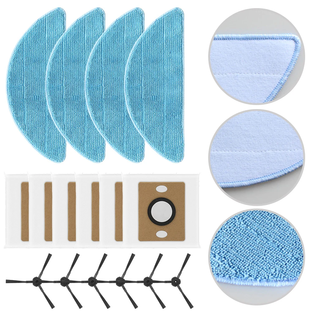 

1 Set Vacuum Cleaner Filter Mop Cloth Dust Bag Side Brush Kit For ILIFE A12 Pro/V9/V9Pro Robot Vacuum Cleaner Replacement Parts