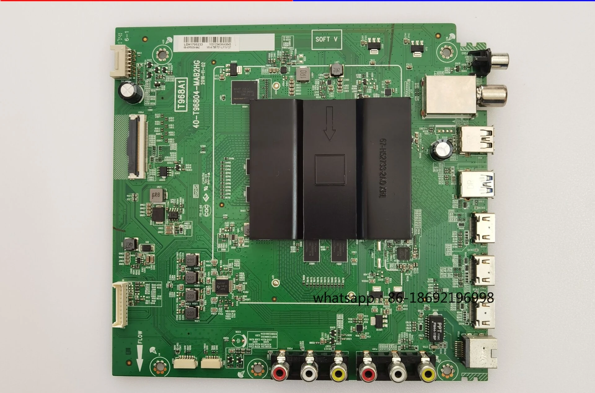 

Original D40/43/49/55/65A620/730U/L/P2-UD Main Board 40-T96804-MAB2HG