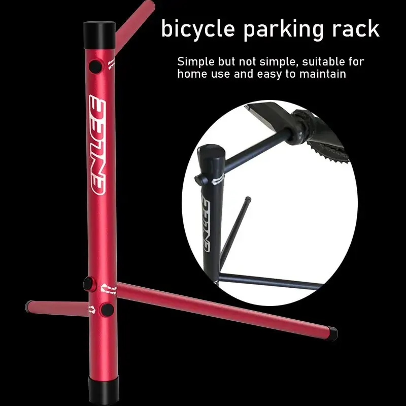 ENLEE Bike Parking Rack Aluminum Alloy Multi-Functional MTB Road Bicycle Parking Rack Outdoor Floor Display Repair Stand