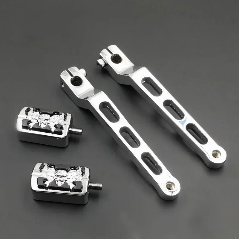 

Heel Toe Gear Shift Lever Skull wing Peg For Harley Softail Tour FLST FLHT FXST