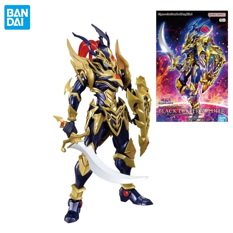 

In Stock Bandai Original Anime Yu-Gi-Oh! Figure-rise BLACK LUSTER SOLDIER Action Figure Assembly Model Toys Gifts for Kids