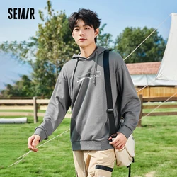 Semir Hooded Sweatshirt Men 2022 Spring Trend Loose Hoodies Men Sports Hooded Top Man Couple Clothing