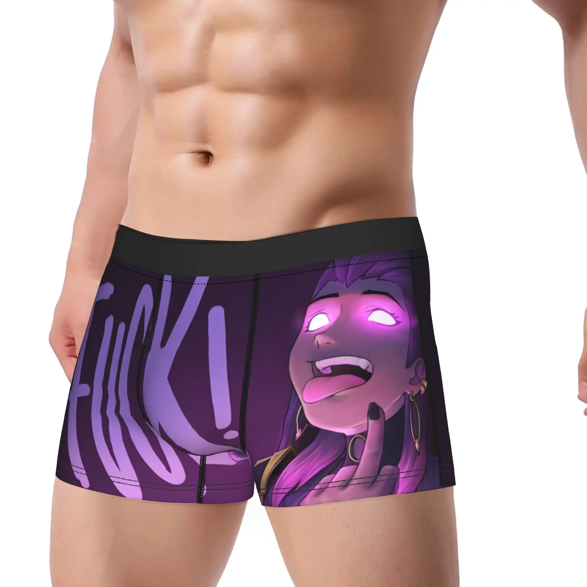 1piece V-Valorant FPS Game FK Reyna Vampire Underpants Breathbale Panties Male Underwear Comfortable Shorts