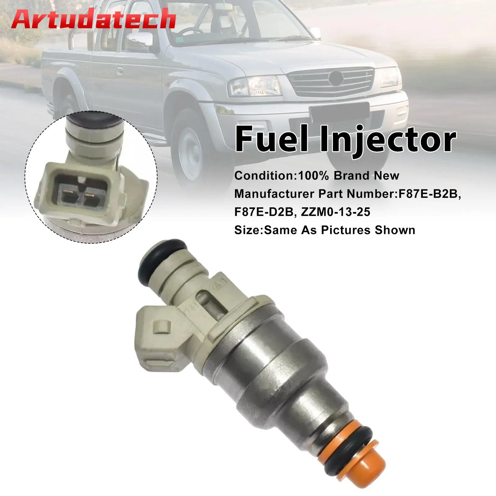 

Artudatech 1Pcs Fuel Injector For Ford Ranger For Mazda B3000 Sable 3.0L V6 F87E-D2A Car Accessories