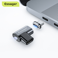 Essager 100W USB Cable Magnetic Adapter Type C Magnetic Charger Connector For iPhone Samsung Macbook Pro Air Laptop Converter