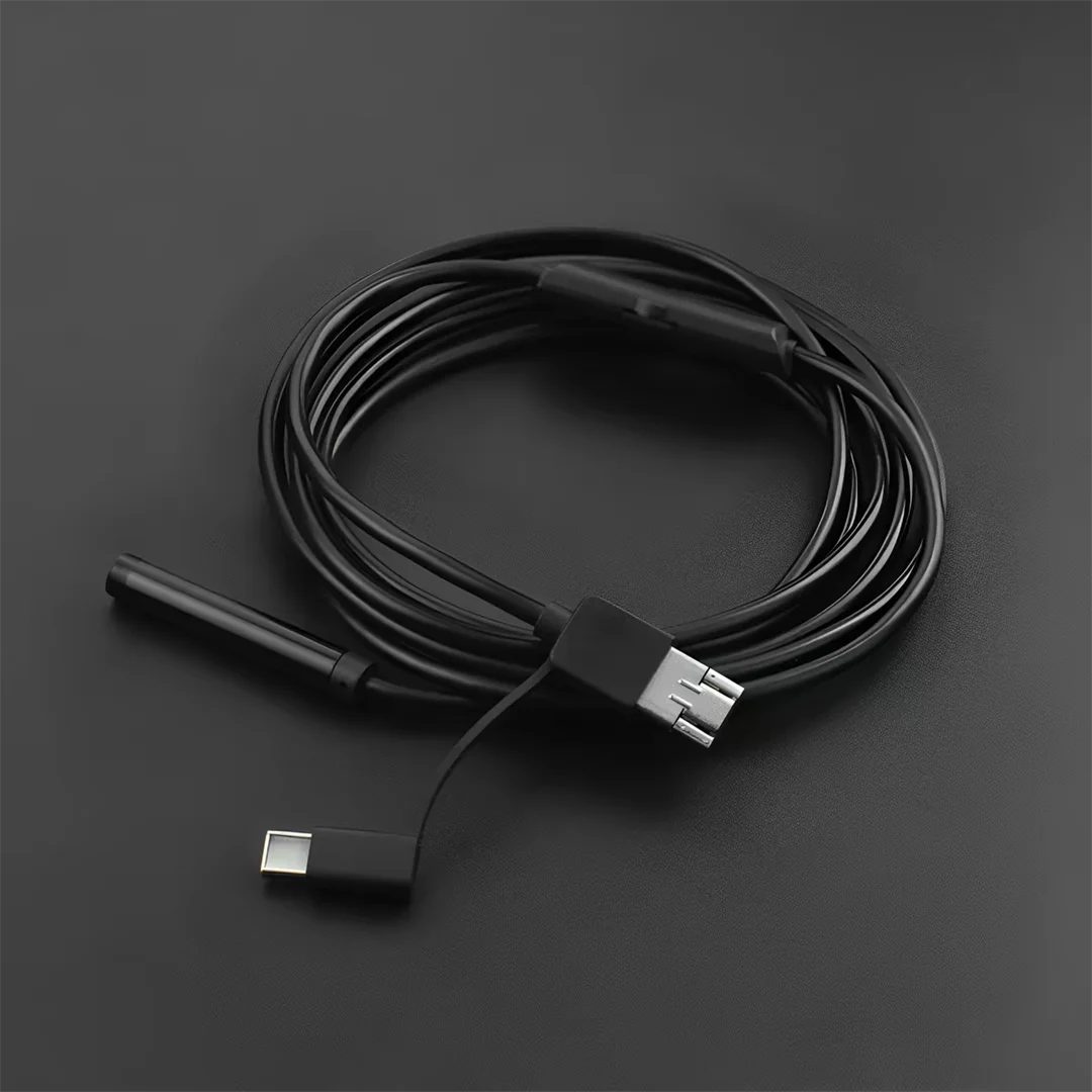 Three in one USB industrial inspection camera with IP67 waterproof rating