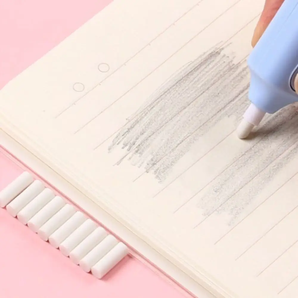 With Fan Blades Electric Eraser with Refills Traceless Less Rubber Debris Automatic Eraser Set Labor-saving Core Replacement