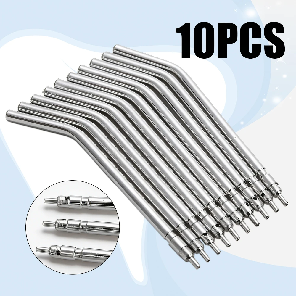 

3 Way Dental Air Water Syringe Tips Stainless Steel Nozzles for Teeth Whitening and Oral Cleaning